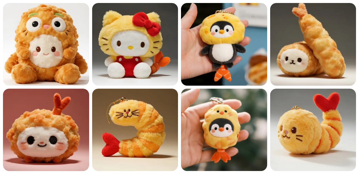 Custom Made Soft Toys: Plush Tempura  Your Unique Cuddly Companion 1