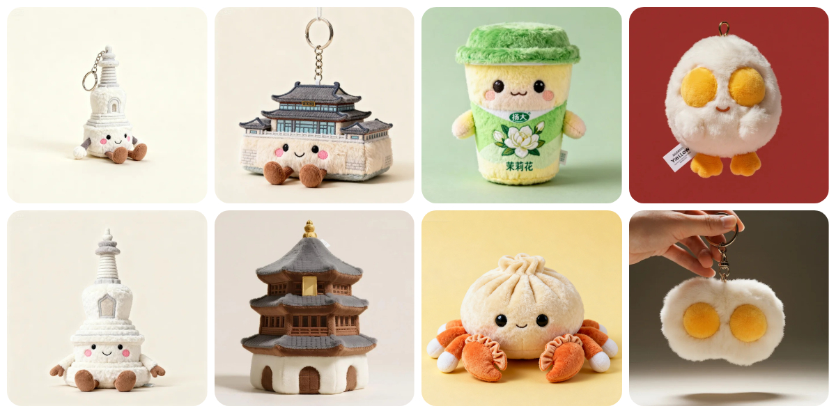 ¿Qué son los juguetes de peluche personalizados: Celebrando íconos y exquisiteces locales? | Yortoob 1