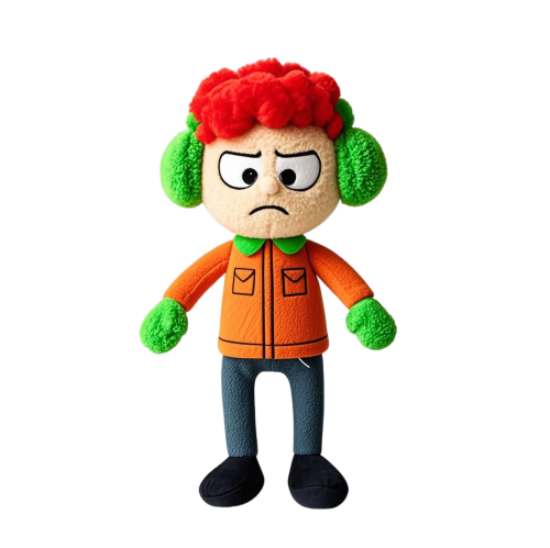 Custom Kawaii ​Factory Wholesale Plush South Park Style Stan Kyle Broflovski Cartman Doll Cute Soft Stuffed Kyle Plush 2