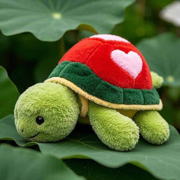 Customized Valentine's Day Heart - Shaped Turtle Plush Doll: A One - of - a - Kind Sweet Gift 2
