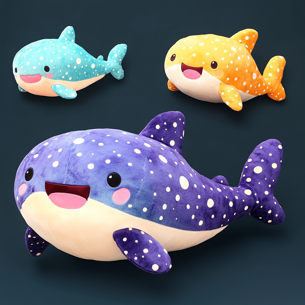 Custom Whale Shark Plushie Build Your Own Personalized Stuffed Animal Gift for Friends 3