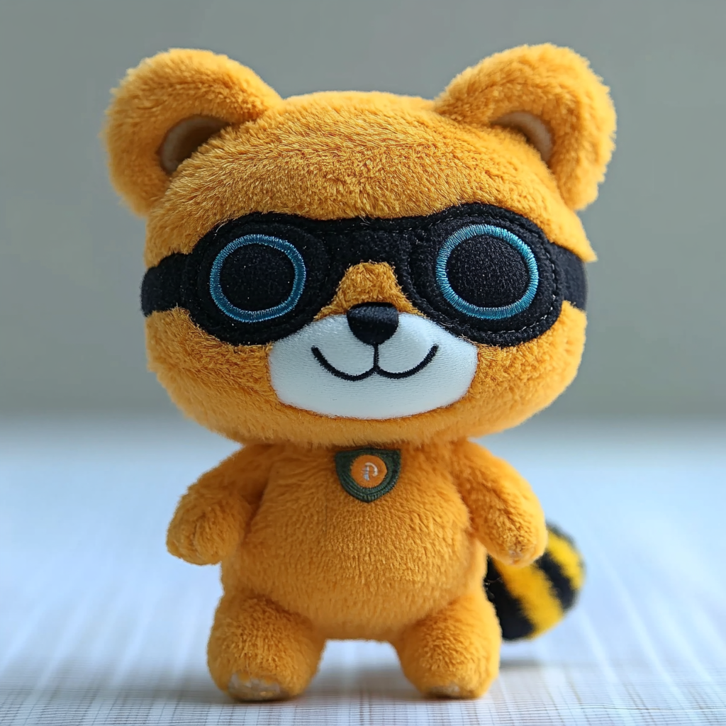 Manufacturer Custom Soft Realistic Raccoon Plushie Toy Character Fluffy Toys Hot Sale Low MOQ Stuffed Animal Toys 1
