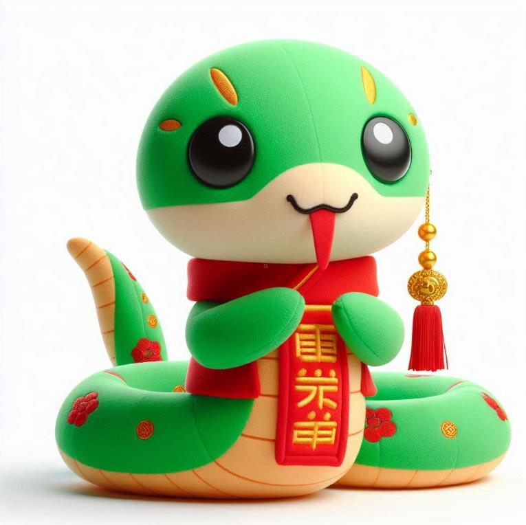 Создайте свою собственную куклу-талисман года Змеи. 4