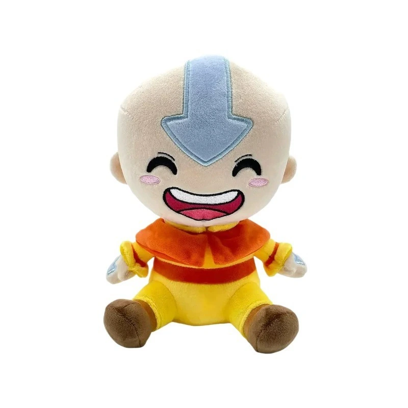 Avatar Sitting Aang Plush Toy 25cm Soft Stuffed Character, Chibi Anime Figure, Ideal for Fans Collection & Gifting 1