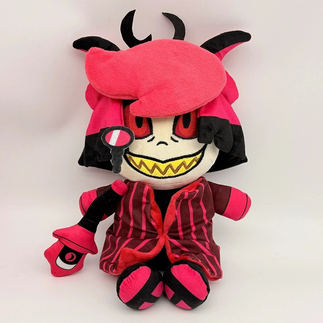 Hazbin Hotel Character Plush Toy 25cm Soft Stuffed Doll, Premium Anime Figure, Ideal for Fans Collection & Gifting 1
