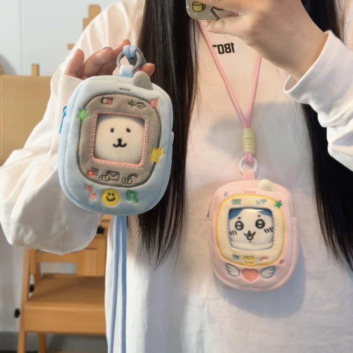 Kawaii Game Console Plush Purse 18cm Premium Fleece Shoulder Bag, Detachable Lanyard & Zipper Closure, Perfect for Kids & Y2K Lovers 1