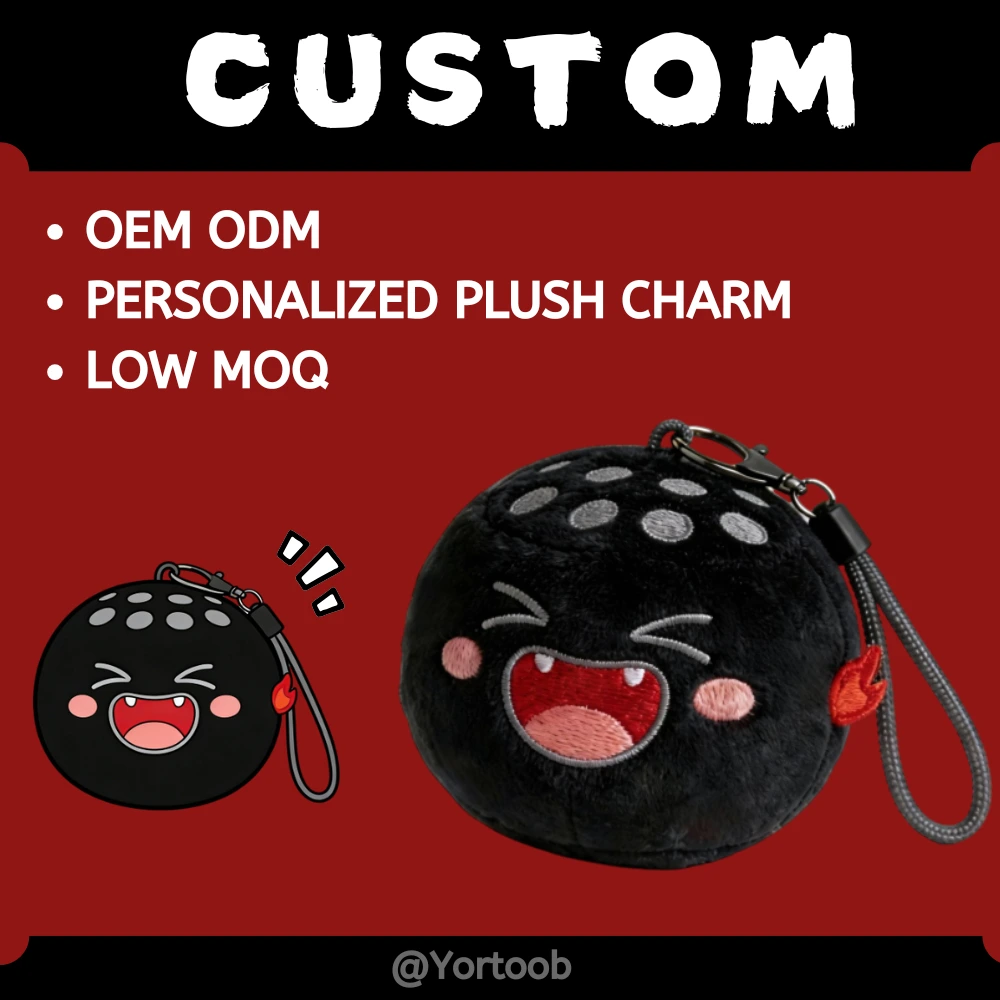 OEM ODM Custom Plush Keychain Personalized Soft Stuffed Toy Bag Charm 1
