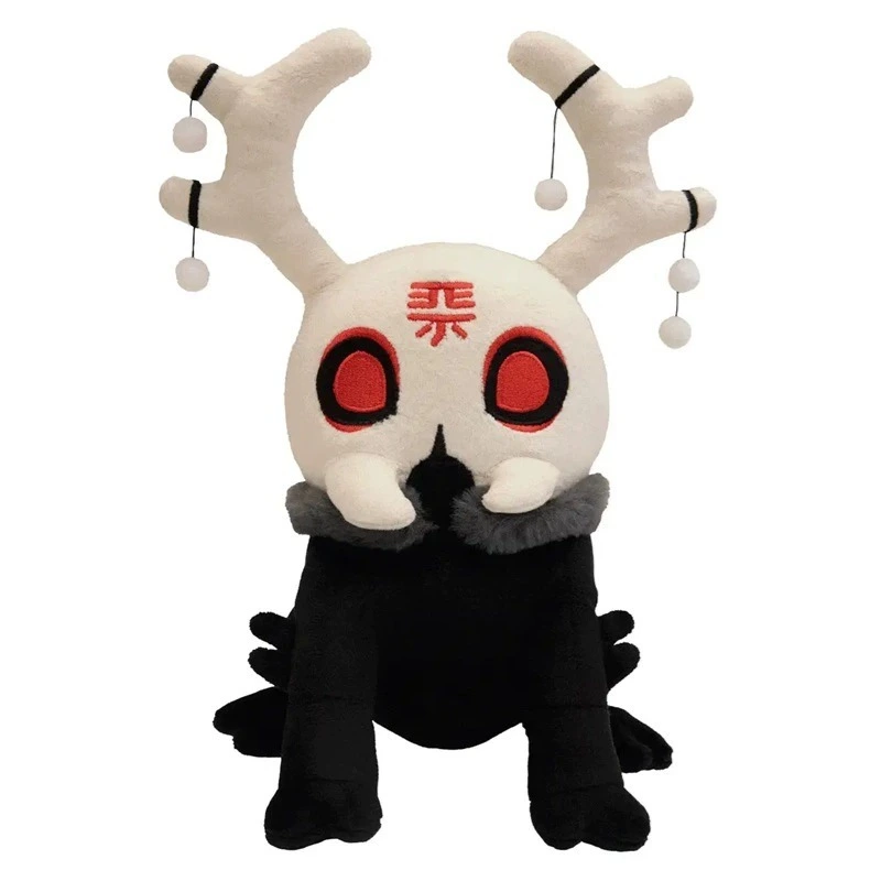 Folklore Deer Skull Plush Figure 25cm Ultra-Soft Cuddly Stuffed Toy, Dark Aesthetic Design, Great for Gifting & Display 1