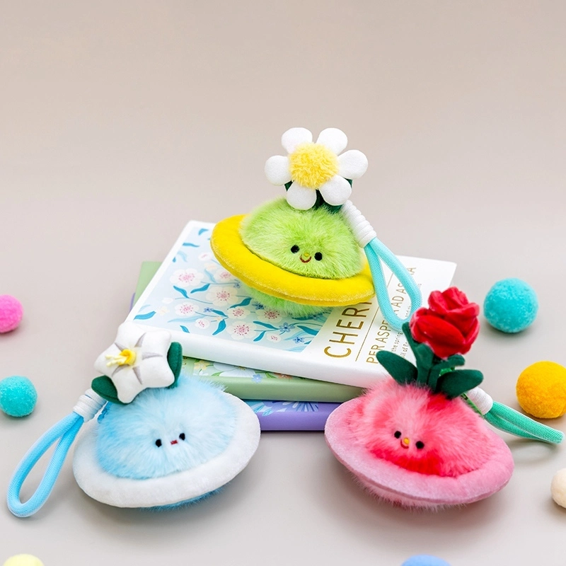 Yortoob Planet Flower Plush Toy Pendant Cute Bag Charm for Girls & Gifts 1