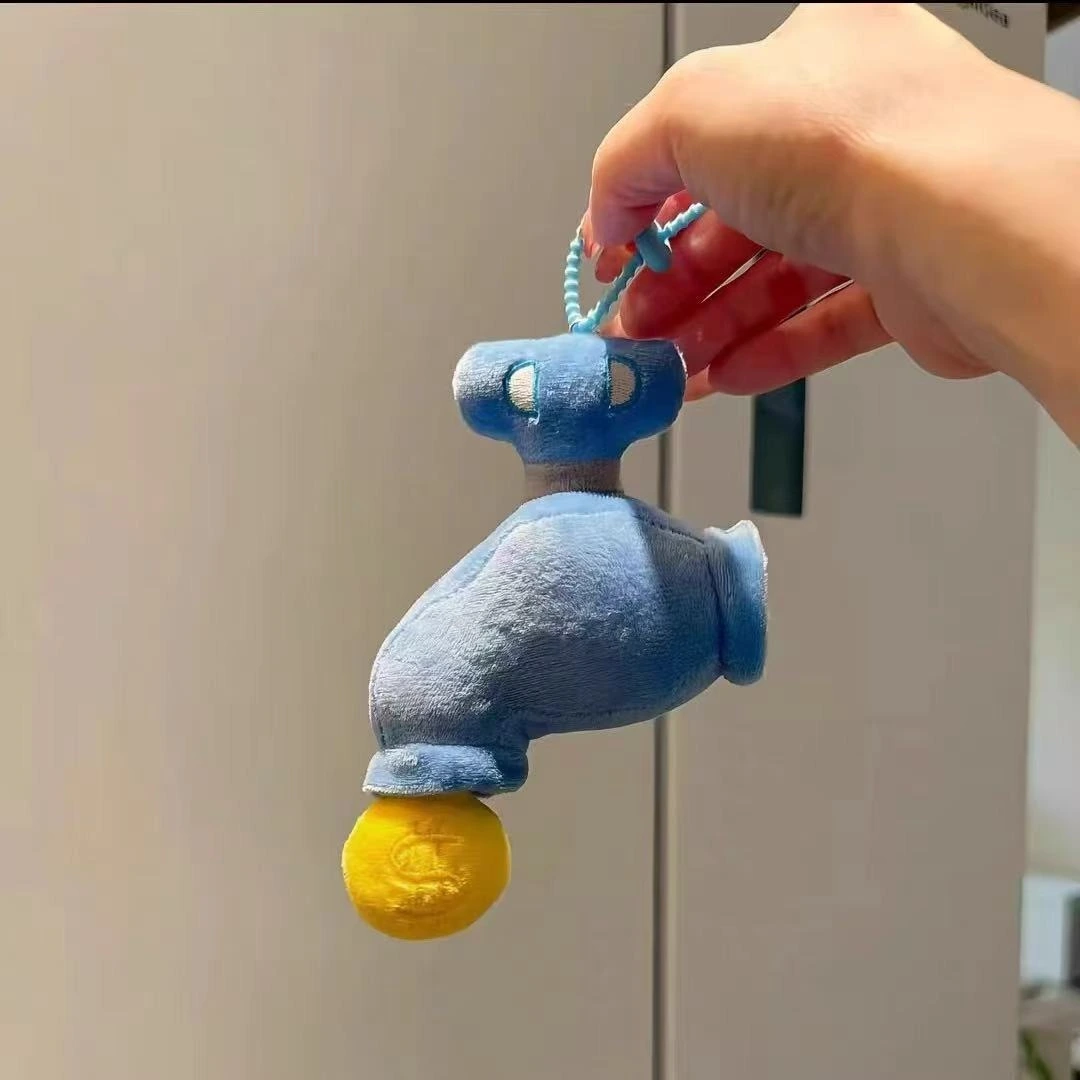 Quirky Faucet Plush Charm 12cm Ultra-Soft Stuffed Accessory, Realistic Shape, Great for Key Organization & Fun Collection 1