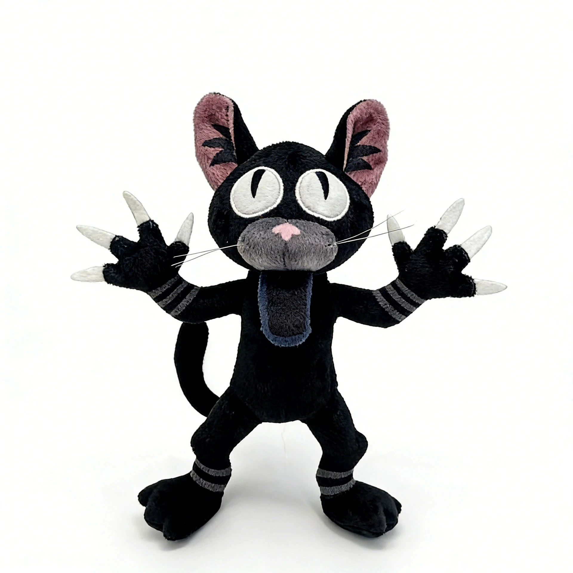 Мягкая игрушка «Черный кот» из игры Nights In The Forest, персонаж хоррор-игры. 1