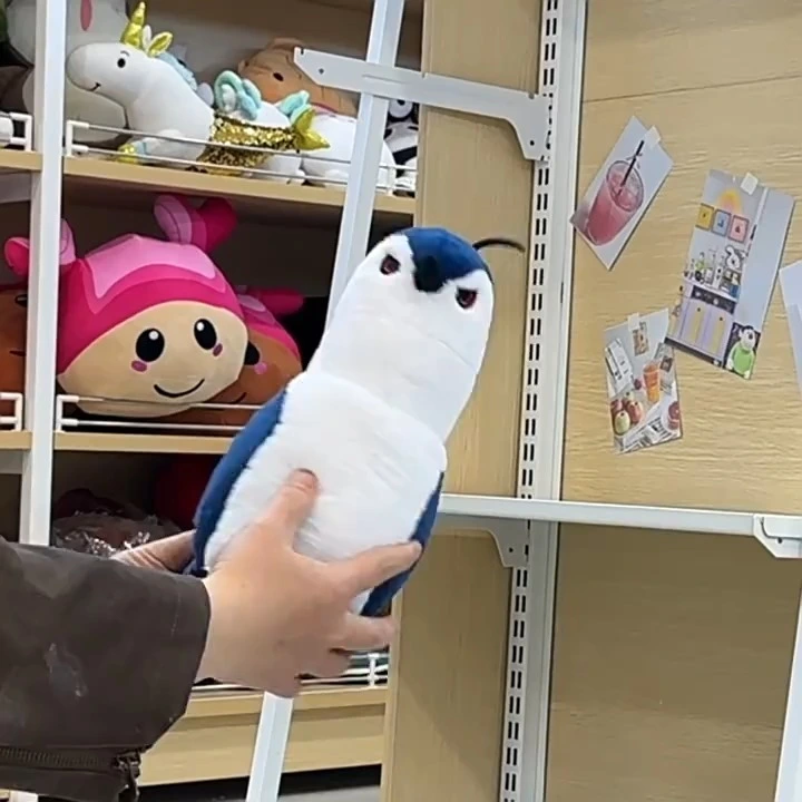 Cute Angry Penguin Plush Toy, 22cm / 28cm Soft Bird Stuffed Animal Doll 1
