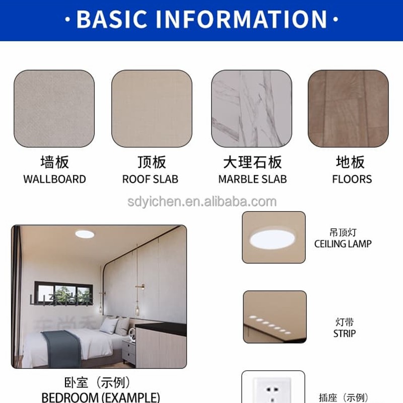 Cabaña de manzana prefabricada de 20 pies, modelo W20, venta al por mayor 6