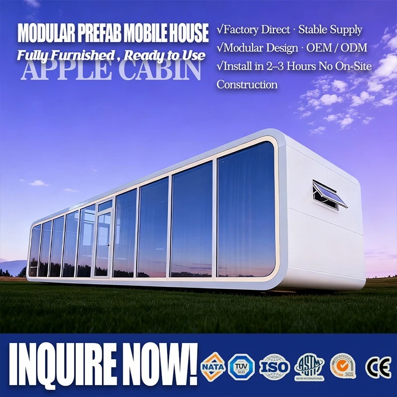 Tiny Apple Cabin 10FT Compact Prefabricated House Model C10 1
