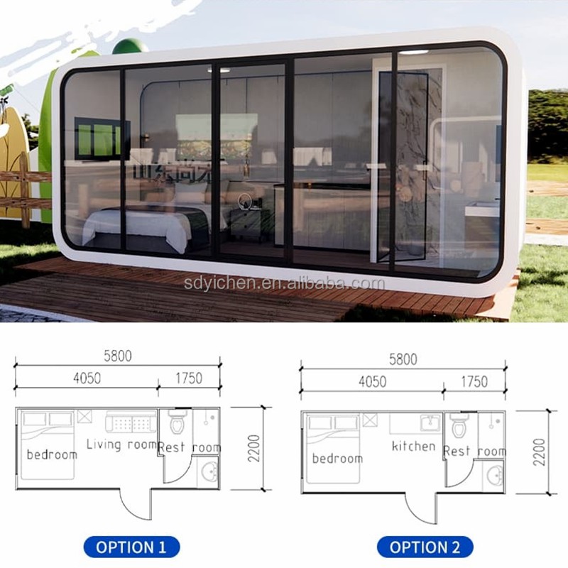 Cabane dans les arbres Apple Cabin 18FT Maison préfabriquée surélevée Modèle T19 3
