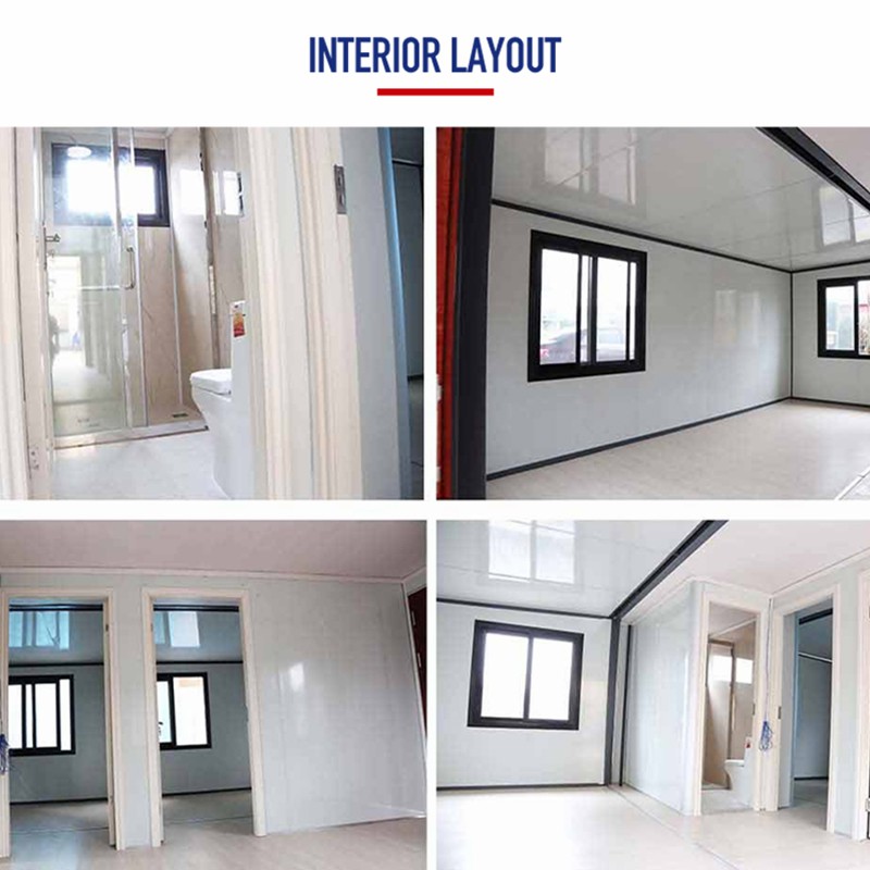 20ft 40ft Expandable Container House Foldable Modular Prefab Model EH-2040 6