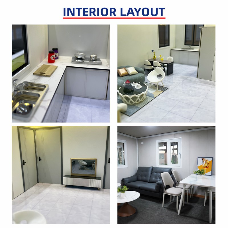 20ft 40ft Expandable Container House Foldable Modular Prefab Model EH-2040 5