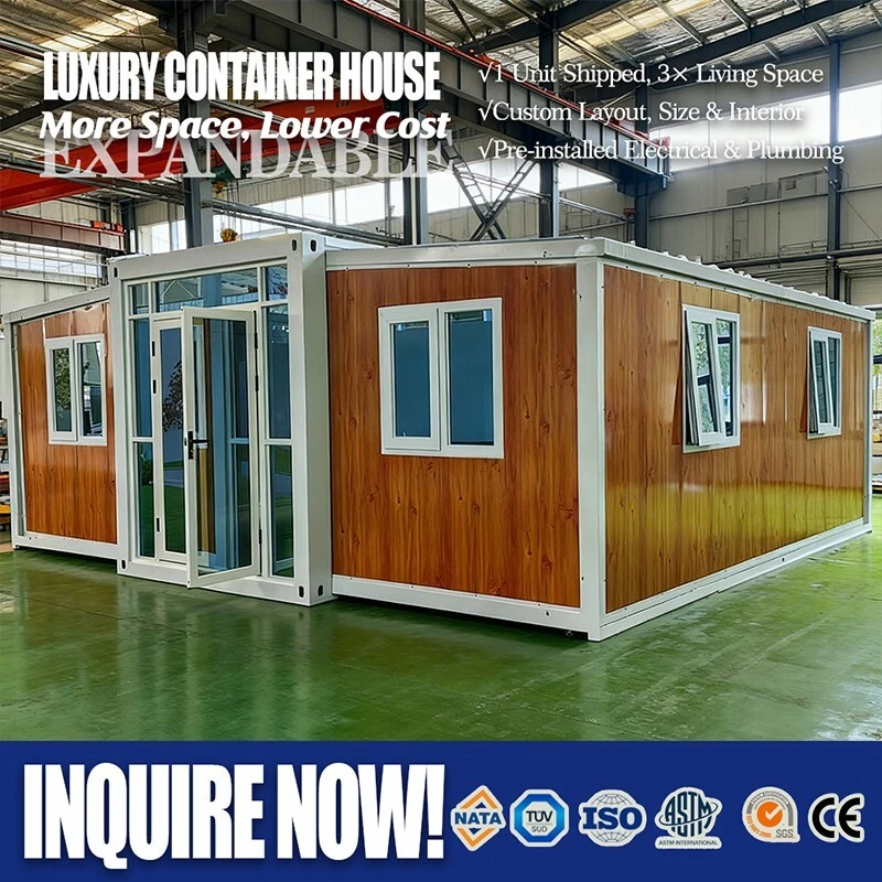 Expandable Container House 20ft 40ft Foldable Prefab Modular Model EC-2040 1
