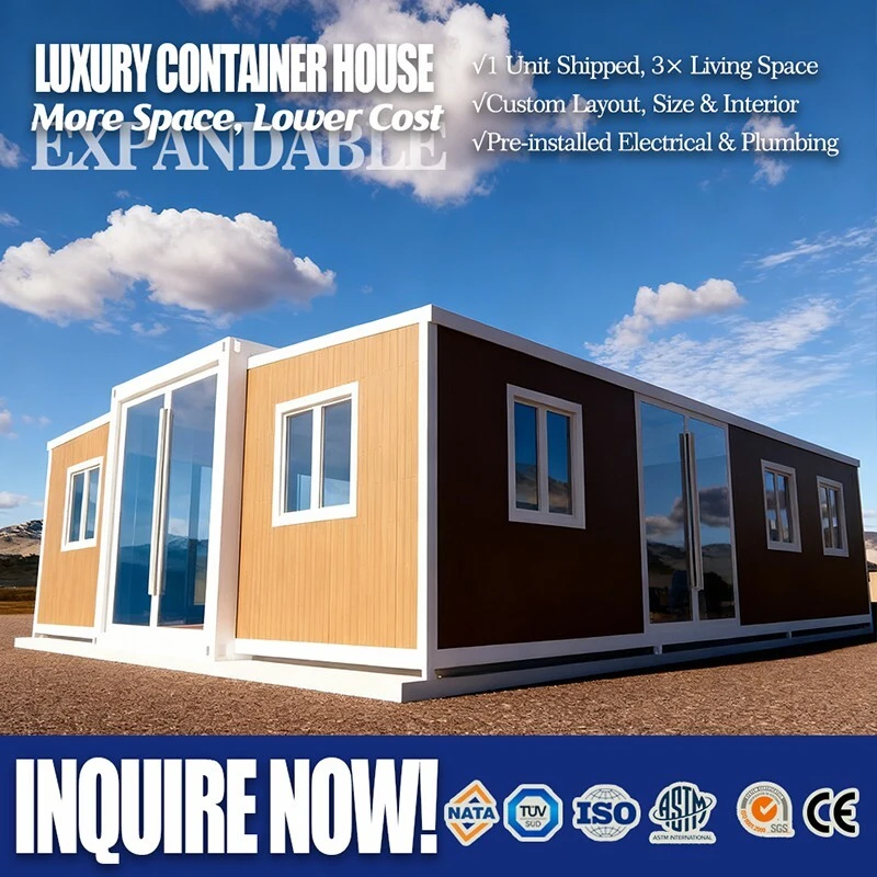 Foldable Expandable Shipping Container House 20ft 40ft Modular Model SC-2040 1