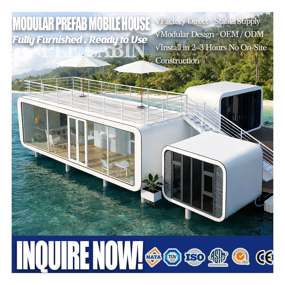 Estrutura modular de aço para cabines de hotel HC-S01 1