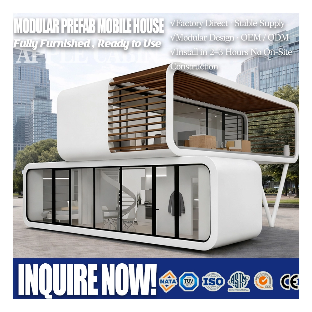 Cabine de hotel personalizada com design pré-fabricado HC-C01 1