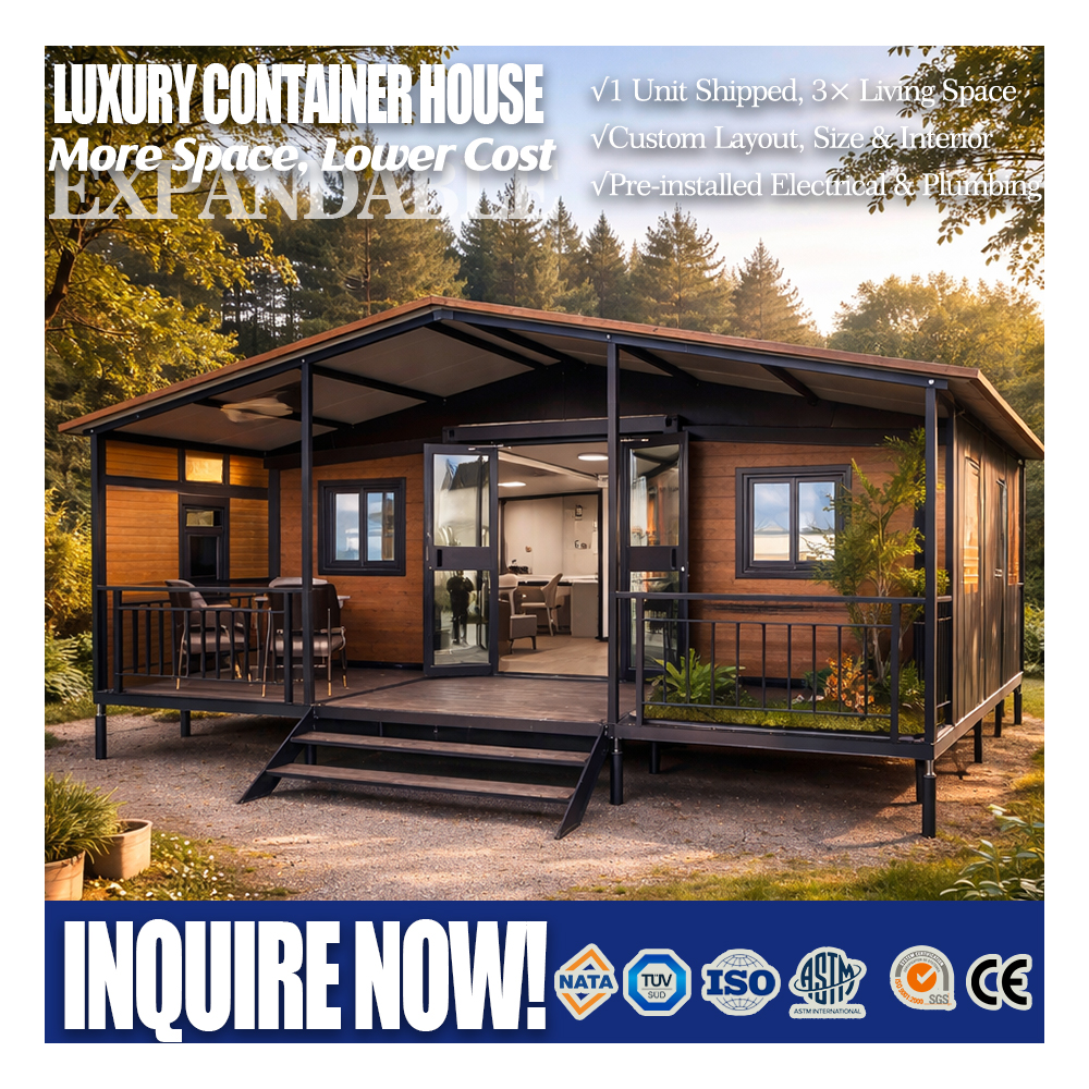 Maison conteneur extensible de 40 pieds C40-E01 1