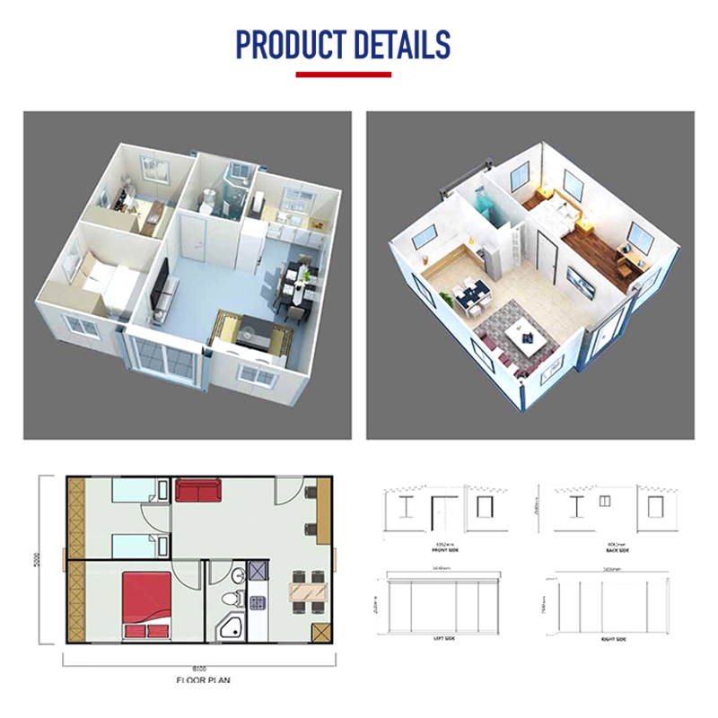 20ft Folding Container House C20-F01 2