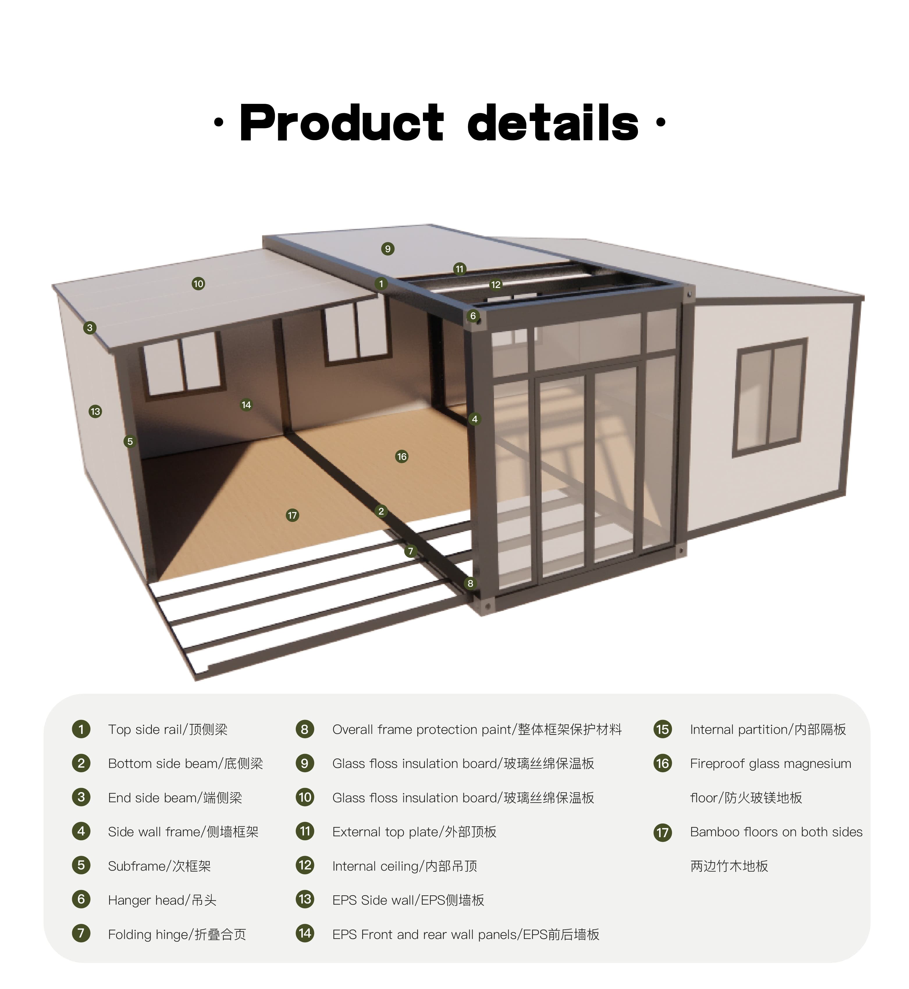 Office Container House 20ft Modular Workspace OC20 3