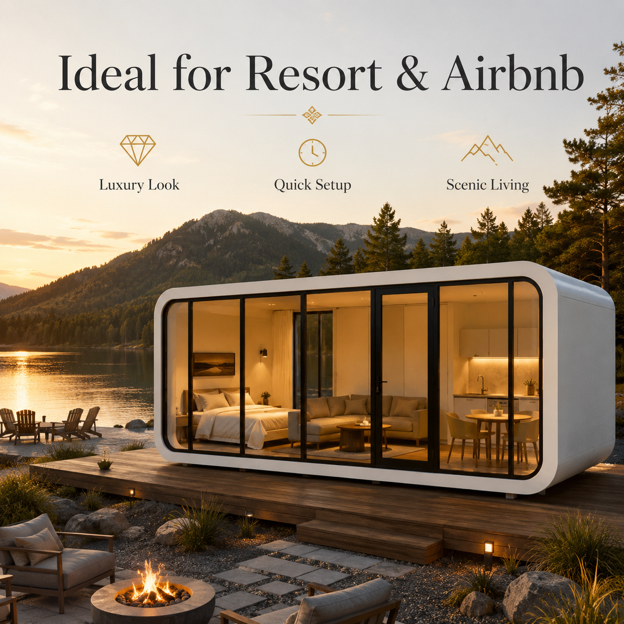 Space Capsule Cabin Luxury Design SC-L04 1