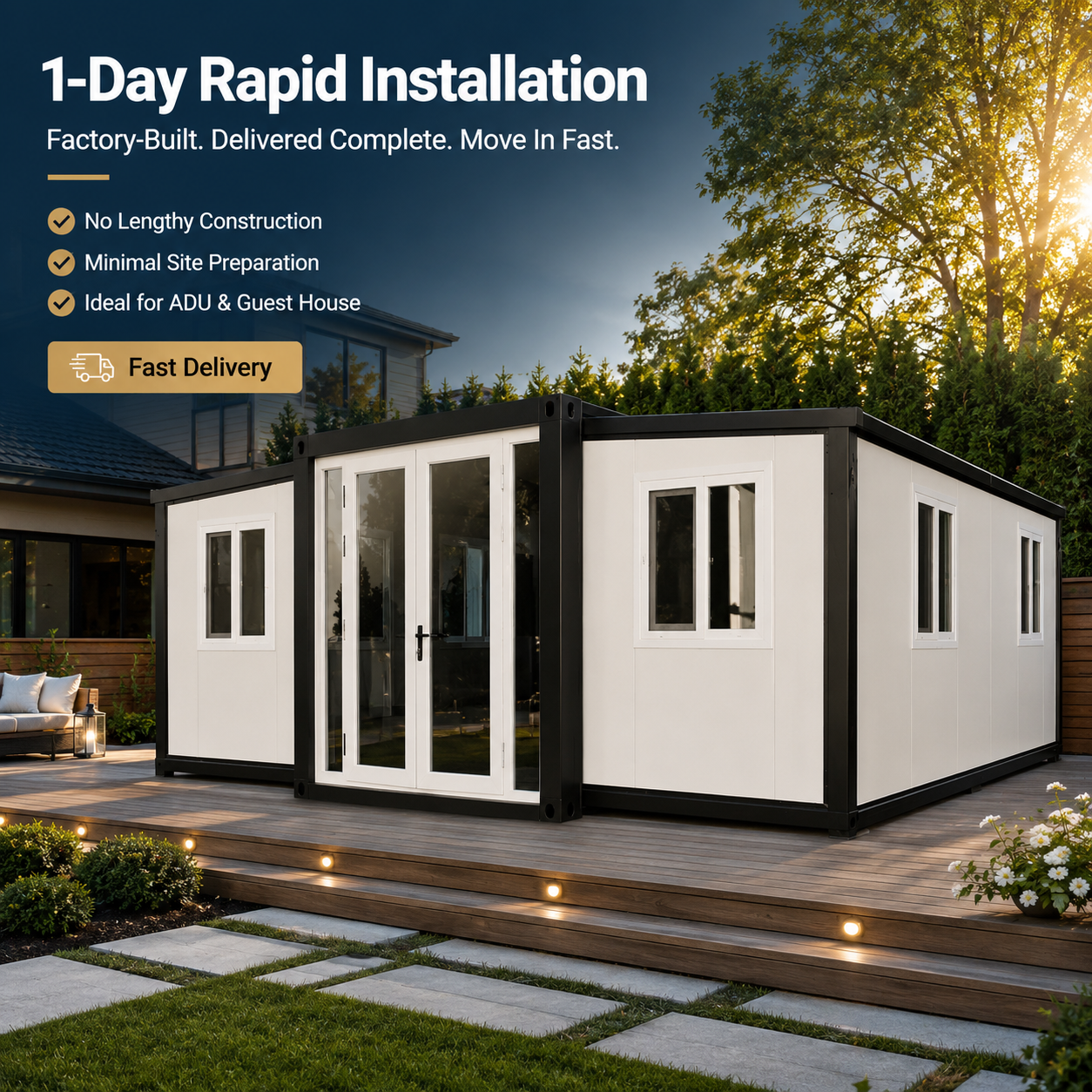 Custom 40ft Container House C40-C06 1