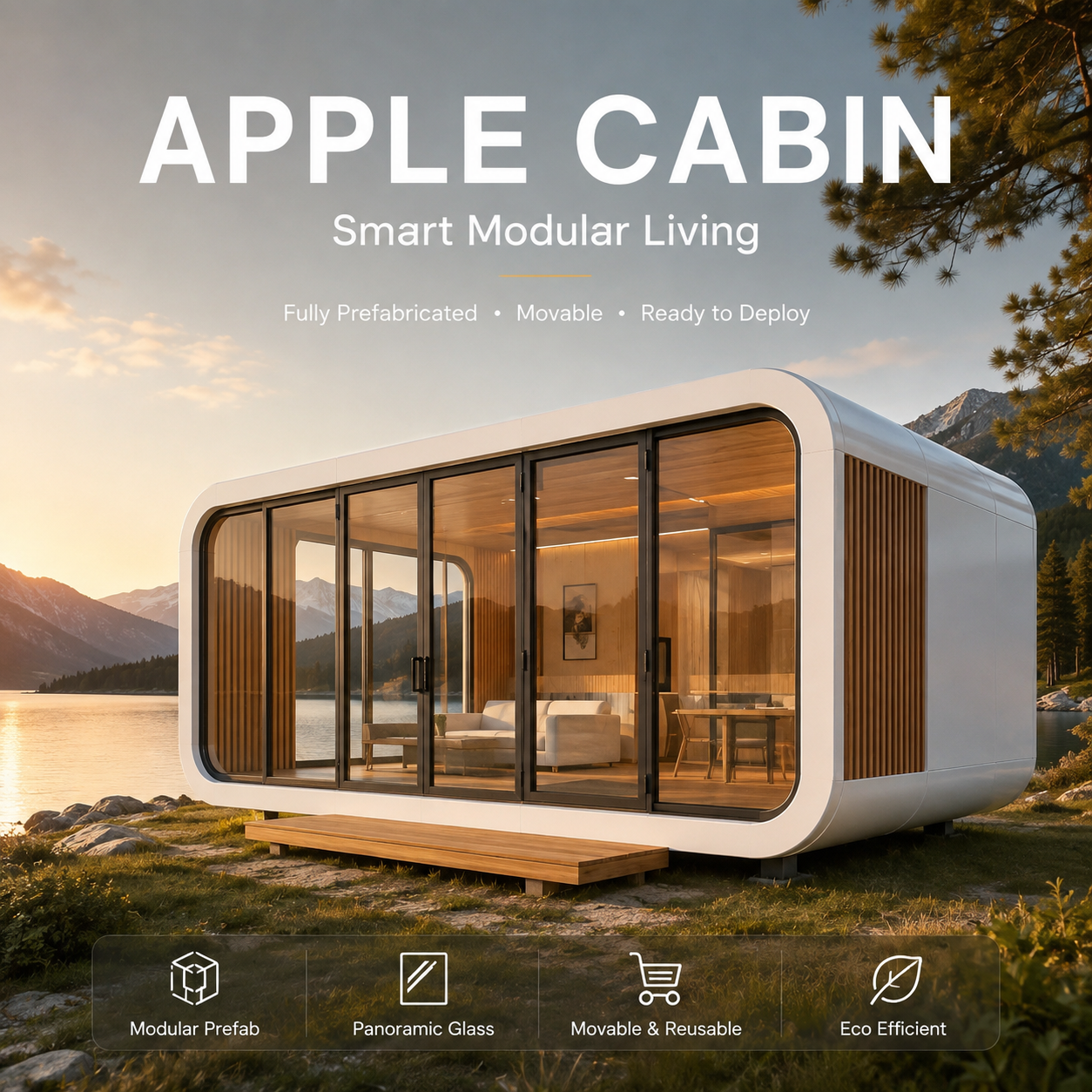 مقصورة كبسولة الفضاء بتصميم فاخر SC-L12 1