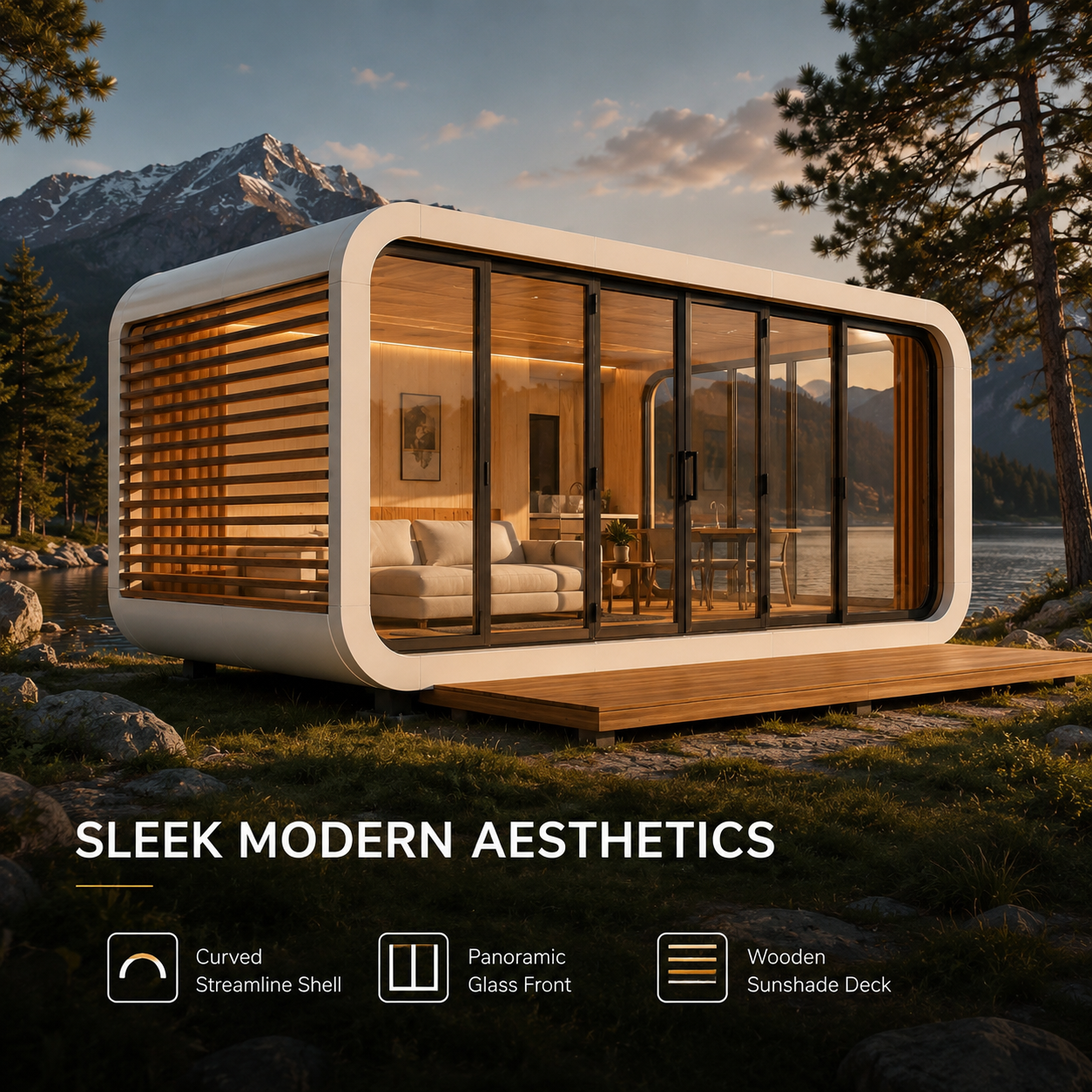 Space Capsule Cabin Luxury Design SC-L15 1
