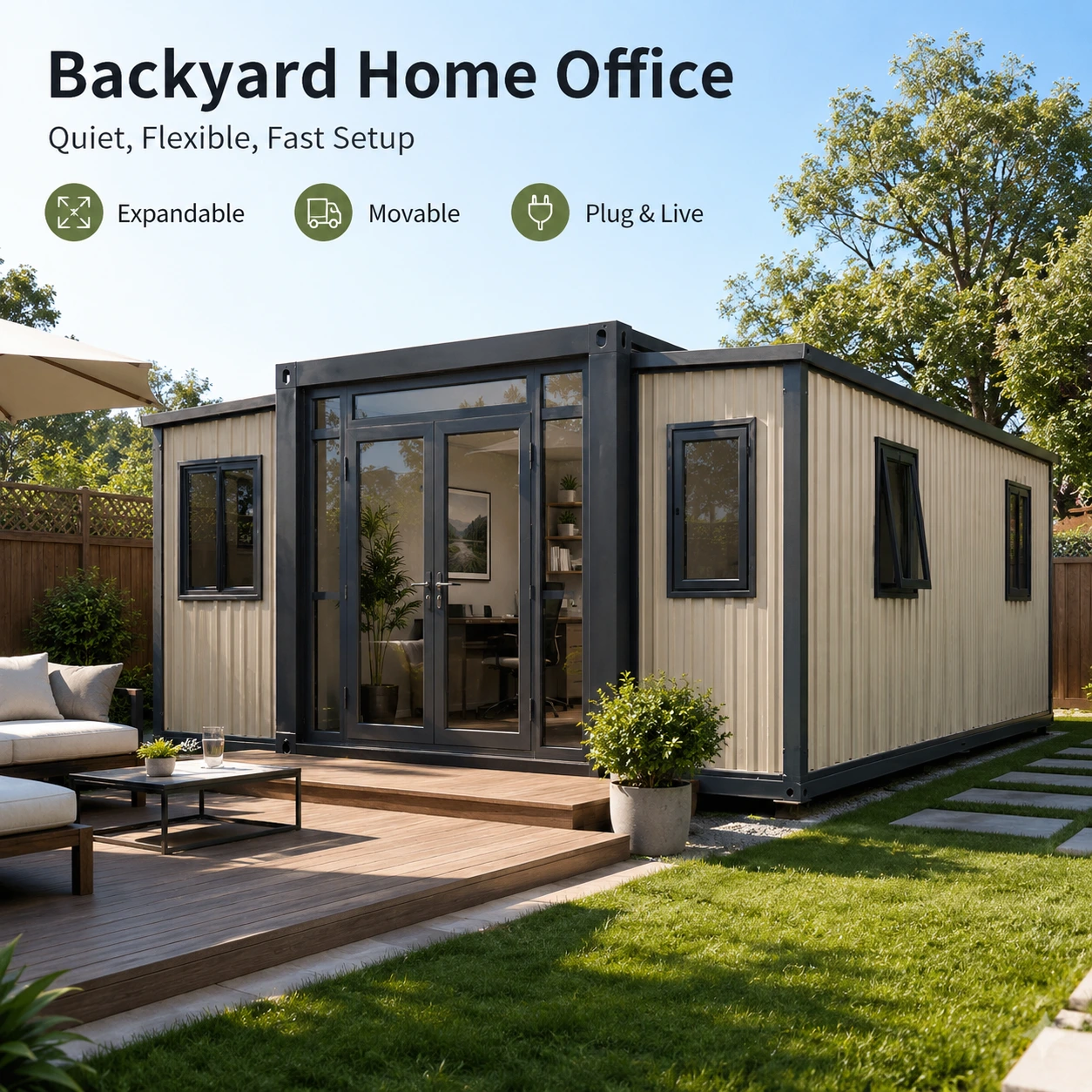 Maison conteneur personnalisée de 40 pieds C40-C29 1