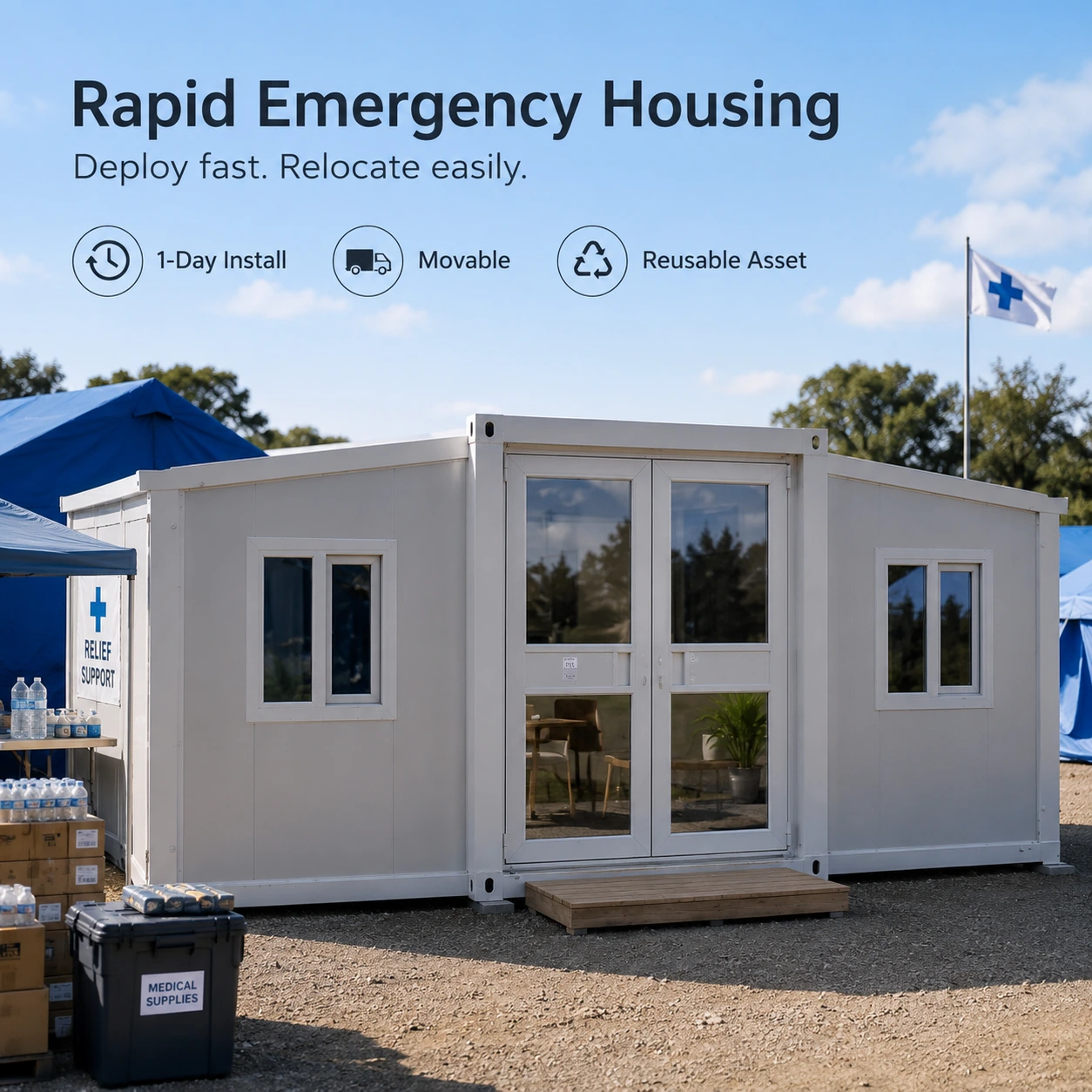 Custom 40ft Container House C40-C30 1