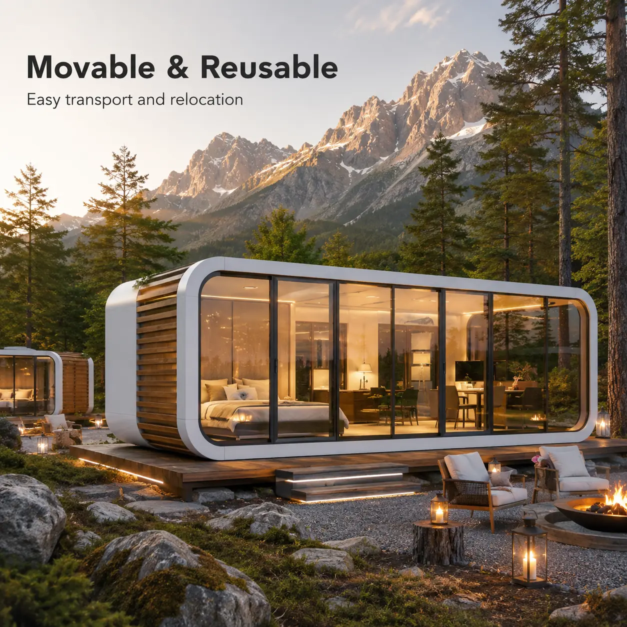 Capsule Cabin Light Steel Structure Wholesale - Yichen Prefab House 1