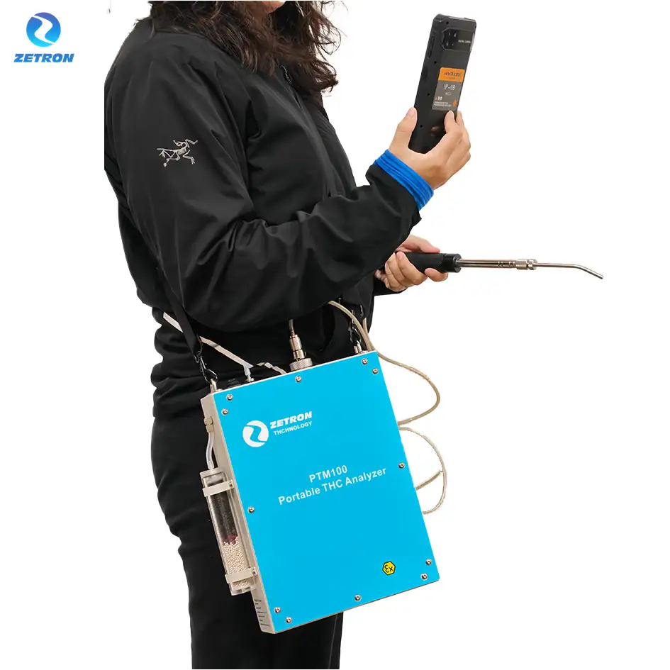 Volatile Organic Gas Analyzer Portable VOC Detector for Environmental Monitoring – PTM100 1