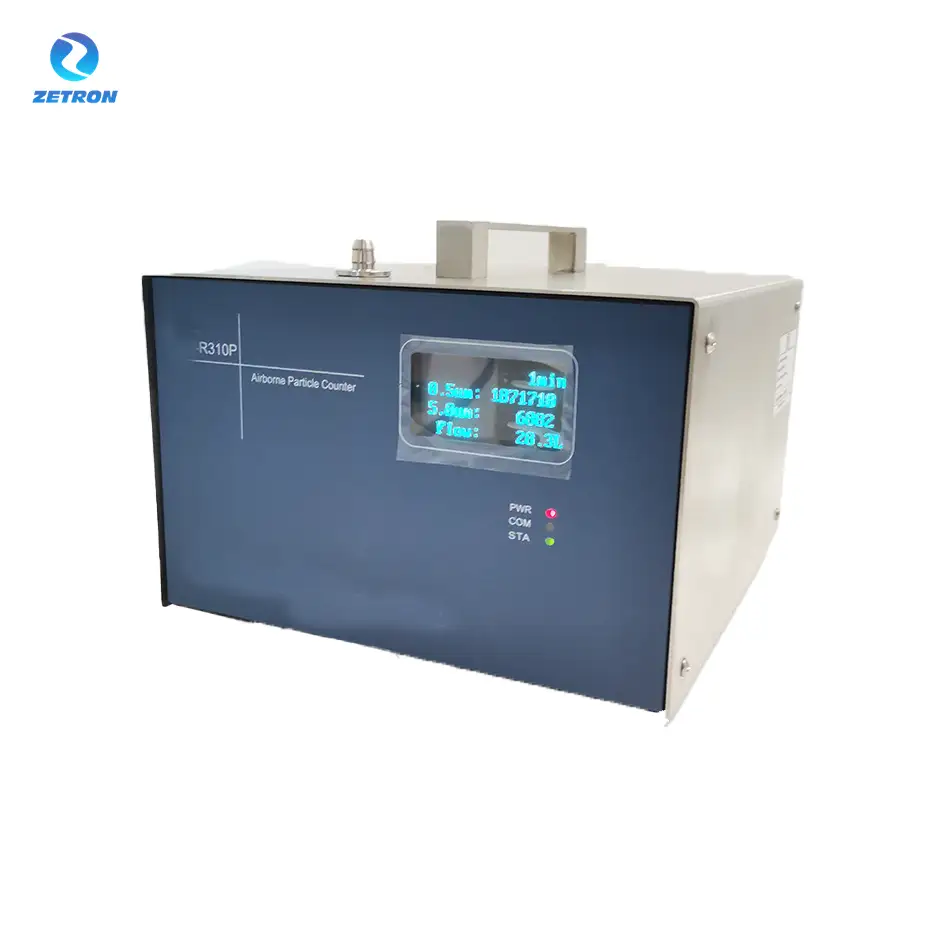 Online Particle Counter 28.3L/min Built-in Pump Cleanroom Air Particle Monitoring System-R310P 1
