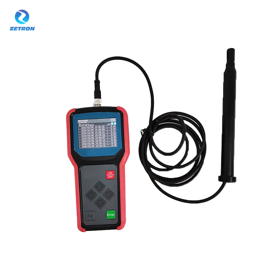 Anémomètre numérique portable pour la mesure du débit d'air WS-40 1
