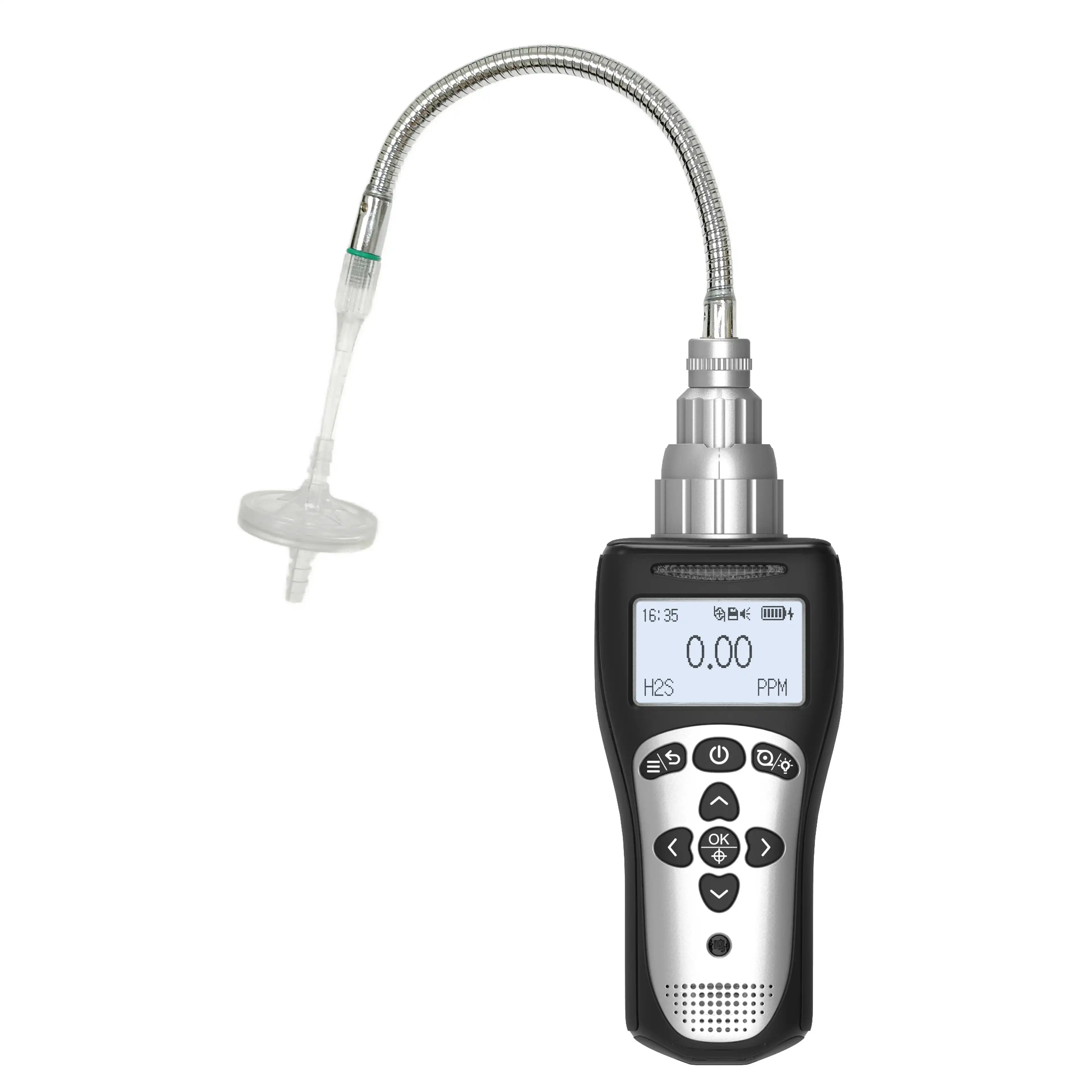 Détecteur de gaz portable MS104K-L avec sonde d'échantillonnage à col de cygne 1