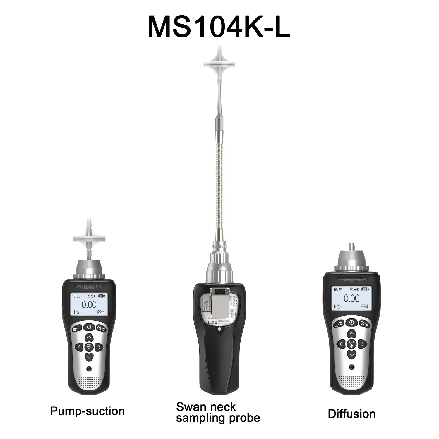 Détecteur de gaz portable MS104K-L 1