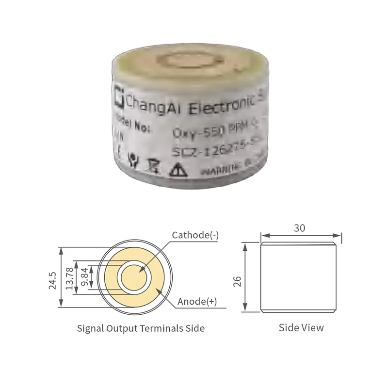 Oxygen sensor Oxy-550 Replaces Teledyne Oxygen sensor 1