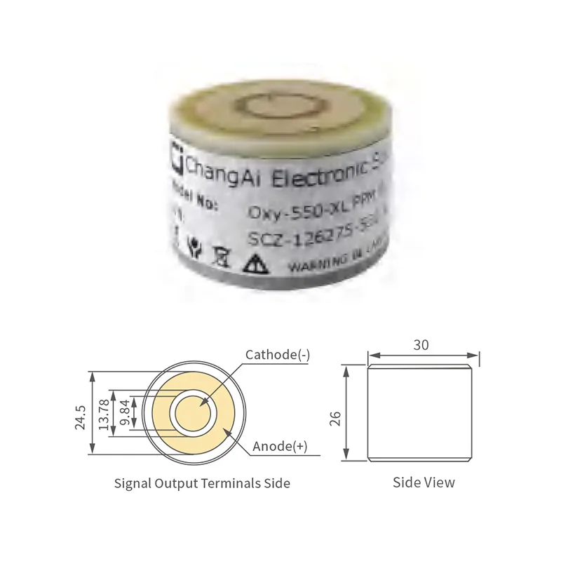 Oxygen sensor Oxy-550-XL Replaces Teledyne Oxygen sensor 1