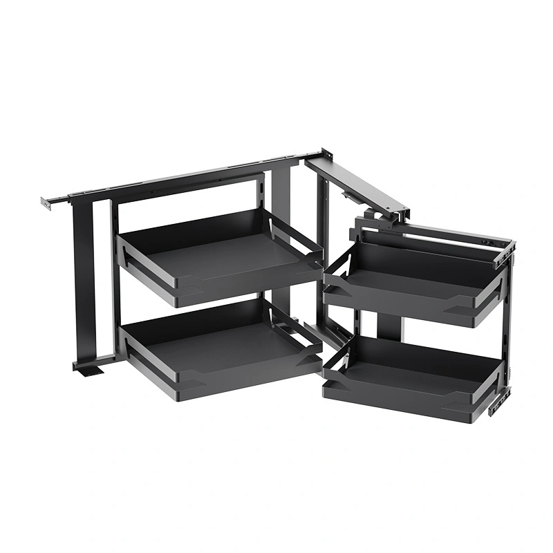 Accessoires de cuisine en acier au carbone, unité de rangement robuste Magic Corner 1