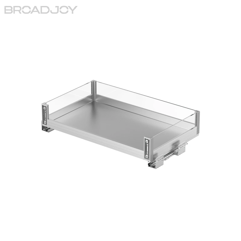 Panier en verre à trois côtés, accessoires de cuisine, fabricant de supports en aluminium 1