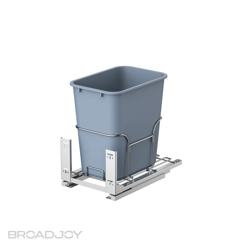 Poubelle coulissante intégrée de 25 L pour meuble simple de 450 mm ou 350 mm (offre spéciale). 1