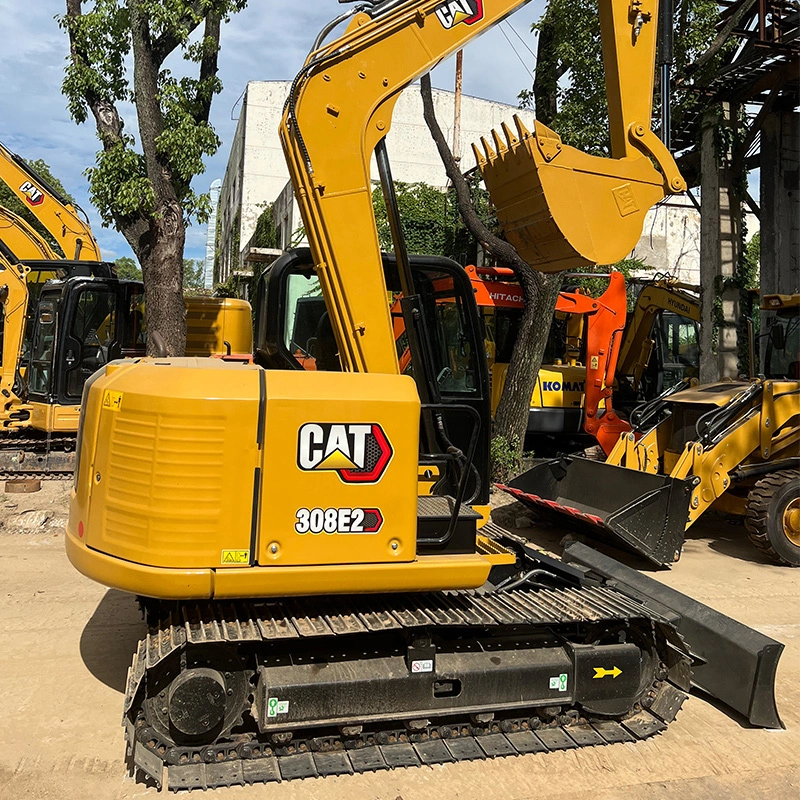 Cat 308 Small Excavator 8 Tons Used Reinforced Bucket Municipal Projects 1