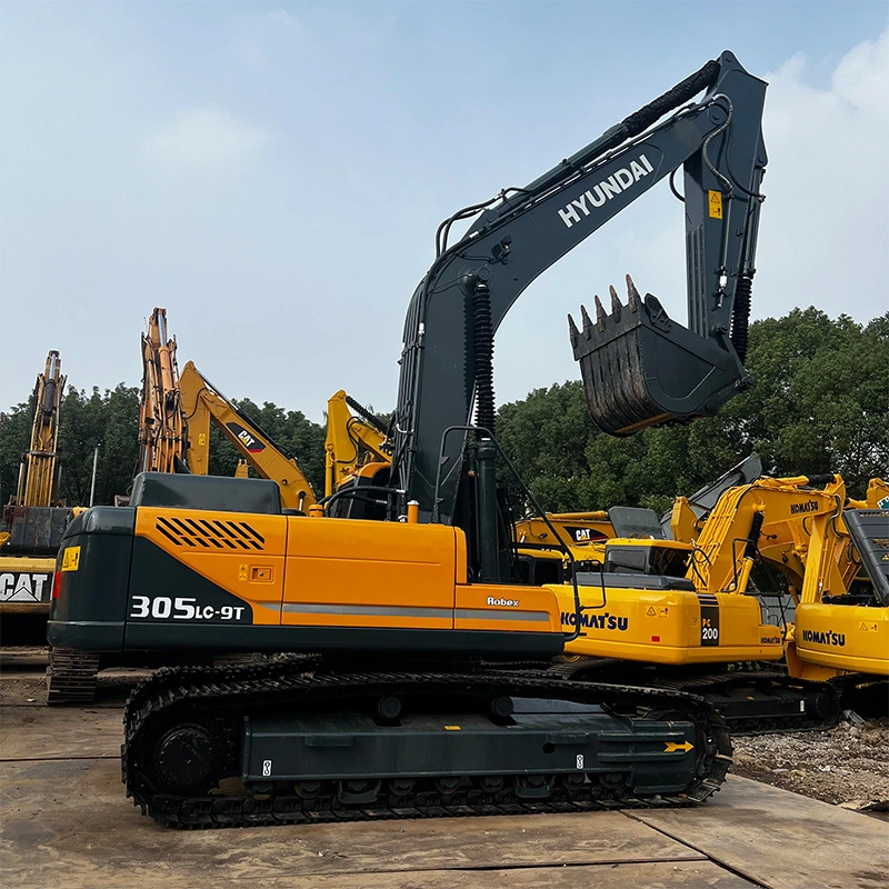 Powerful Large Hyundai 305 Excavator Second Hand 30.5 Tons Lower Cost 1