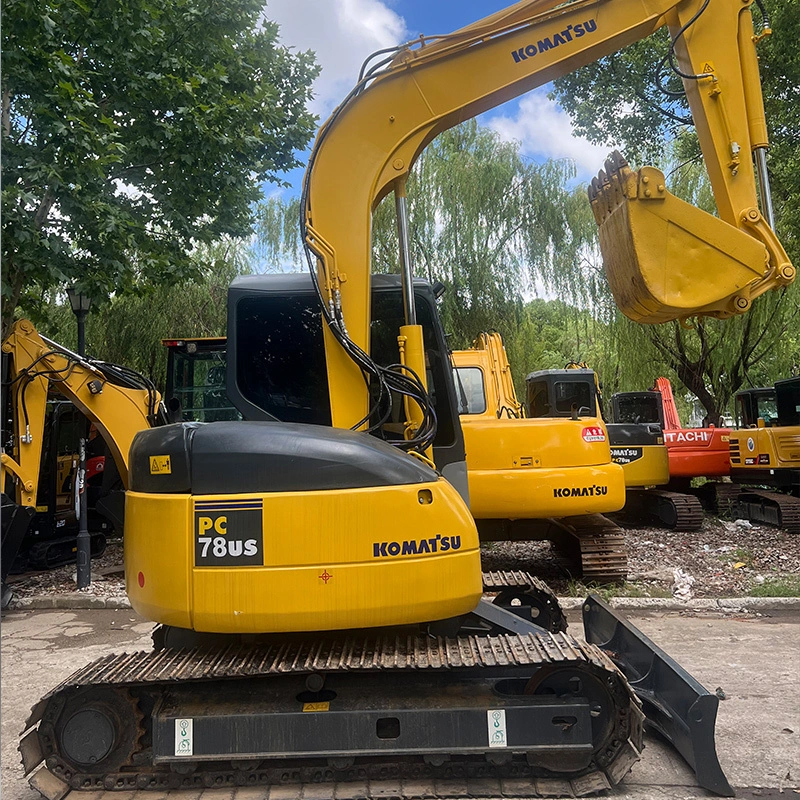 Economical Used Komatsu PC78 Excavator 7.8 Tons Low Fuel Consumption 1