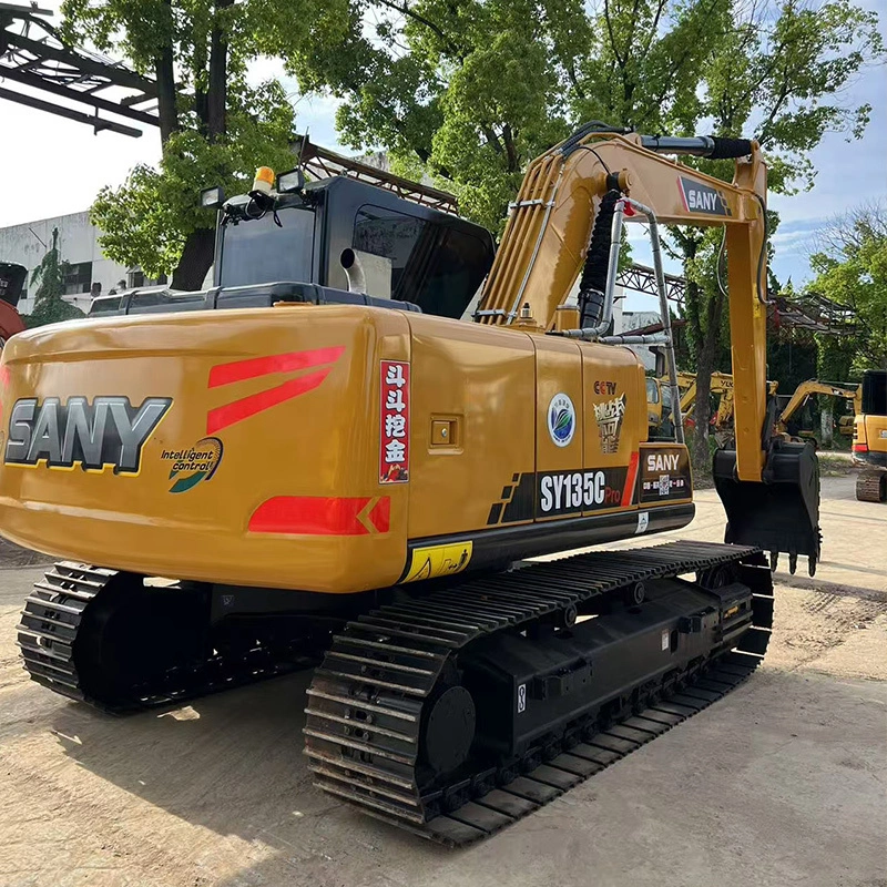 High End SANY SY135 Excavator Used Performance Close To Imports 1