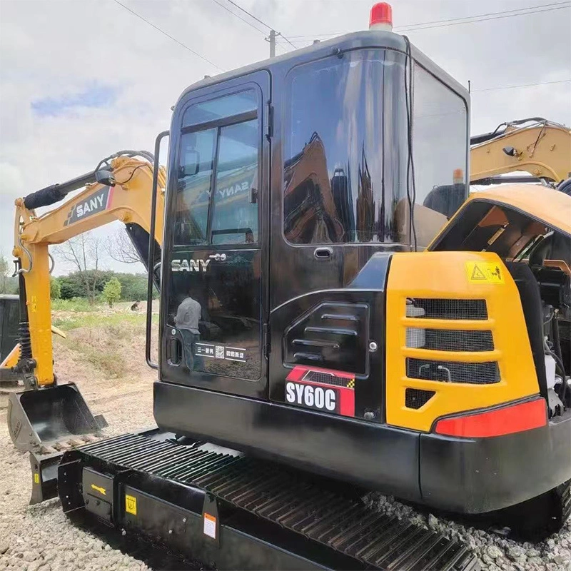 Value SANY SY60 Mini Excavator 6 Tons Used Low Investment Reliable 1